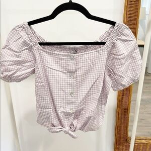 Rails Mallory Tie-front Luxe Linen Top